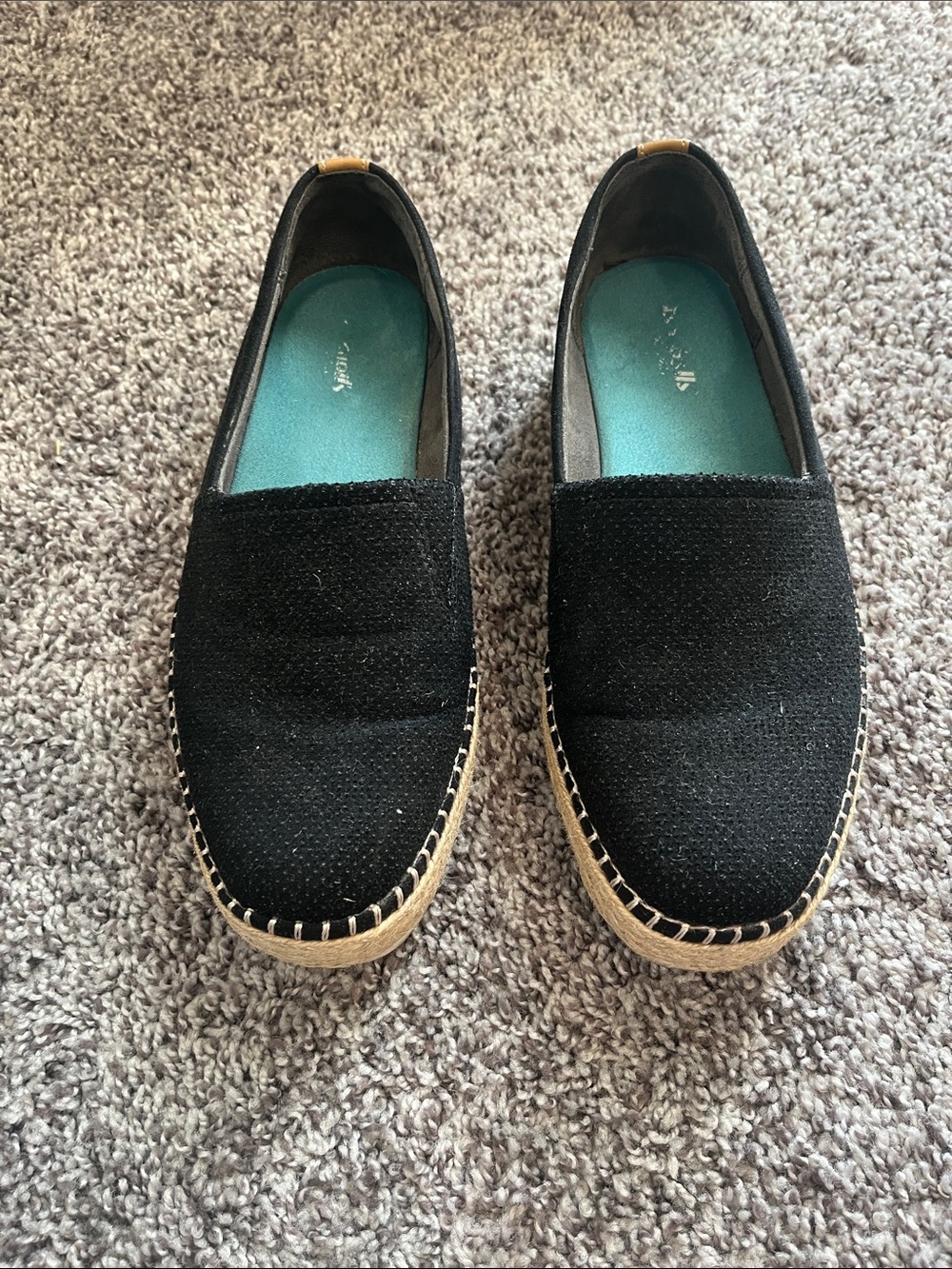 Dr. Scholl's Black Slip-On Espadrilles